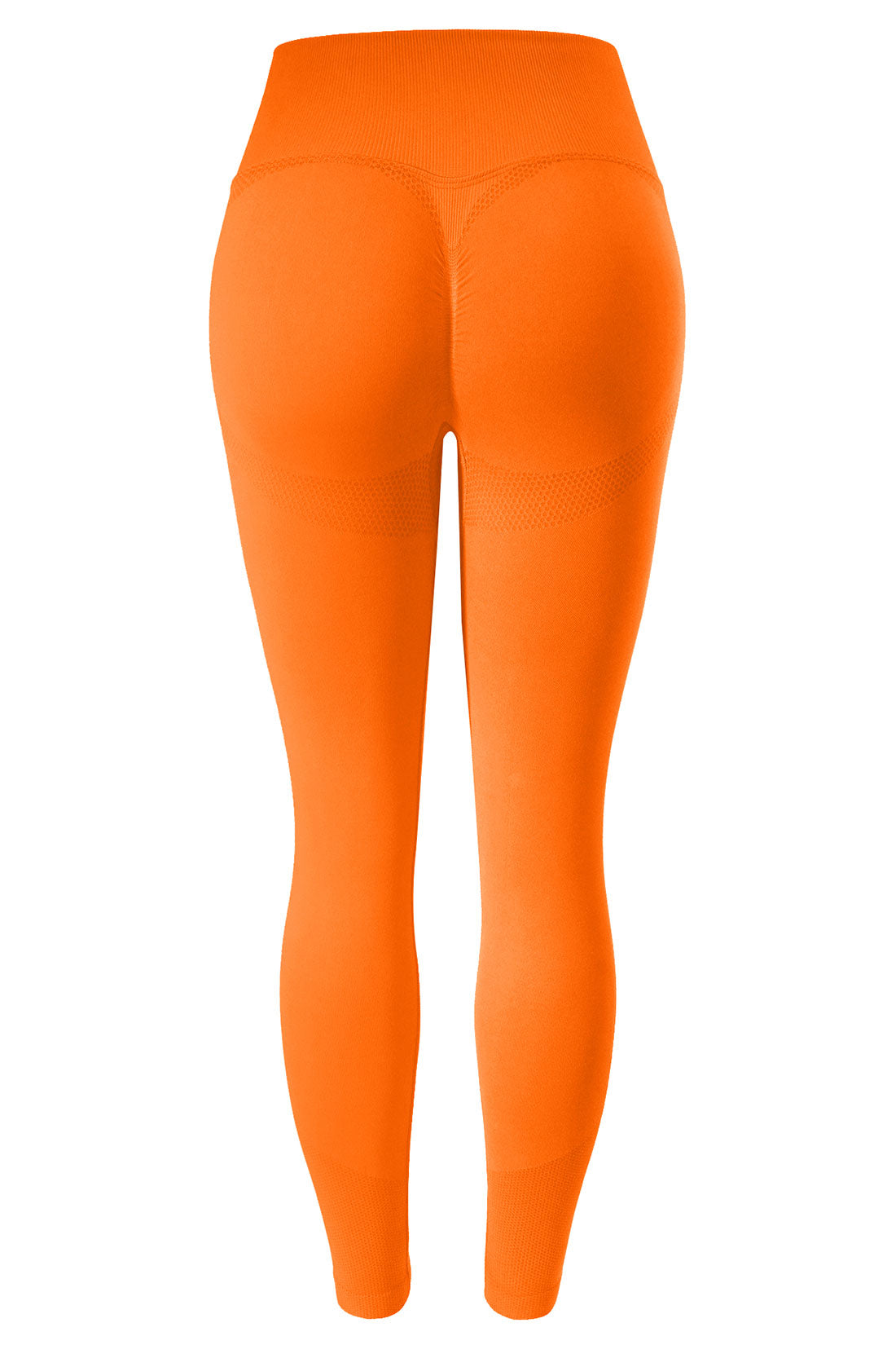 Legging taille haute sans coutures de couleur unie